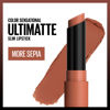 Picture of MAYBELLINE New York Color Sensational Ultimatte Matte Lipstick, Non-Drying, Intense Color Pigment, More Sepia, Mid-Tone Camel, 1 Count