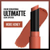 Picture of MAYBELLINE New York Color Sensational Ultimatte Matte Lipstick, Non-Drying, Intense Color Pigment, More Honey, Dirty Peach, 1 Count