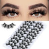 Picture of FARRED Fluffy Eyelashes 8D Faux Mink Lashes Natural Look Lash Short Fake False Eyelash 10 Pairs (Z02|12-18MM)