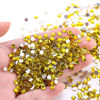 Picture of Novani Lemon Yellow Rhinestones, Flatback Crystal Loose Gemstones 1440pcs Glass Rhinestones for Clothes Shoes Crafts Makeup Nail Art and DIY Decorations(SS12, Citrine)