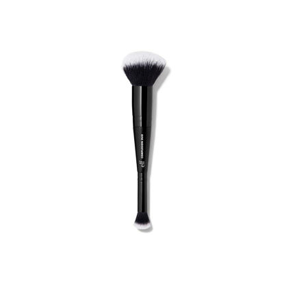 Picture of e.l.f. Complexion Duo Brush, Makeup Brush For Applying Foundation & Concealer, Creates An Airbrushed Finish, Made With Vegan, Cruelty-Free Bristles