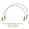 Picture of Bingfu WiFi Antenna Extension Cable (2-Pack) RP-SMA Male Right Angle to RP-SMA Female Bulkhead Mount RG316 Cale 30cm 12 inch for WiFi Router Security IP Camera Monitor Mini PCIE Card