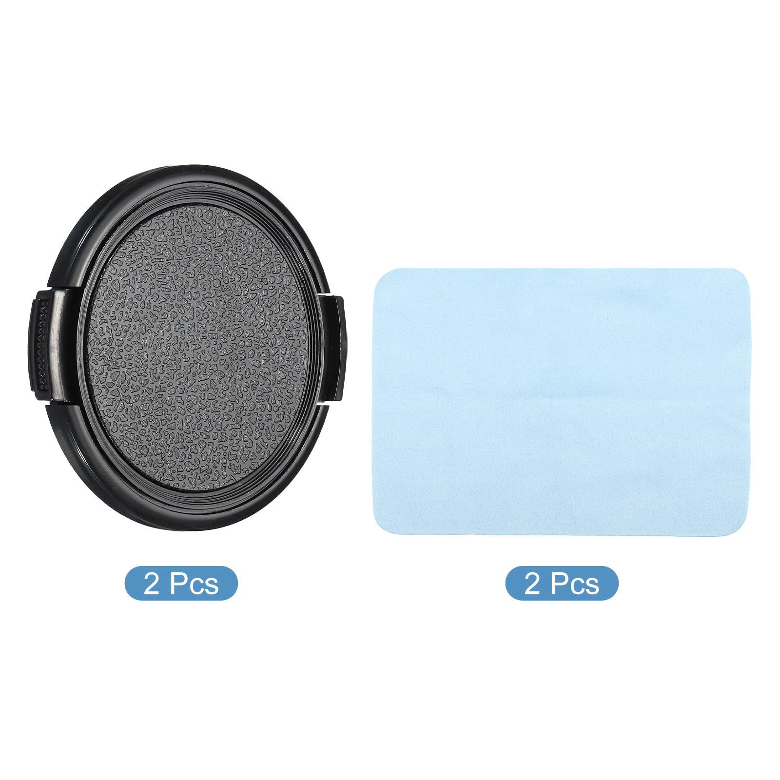 GetUSCart- PATIKIL Camera Lens Cap, 2 Pack Sides Pinch Front Lens Cover ...