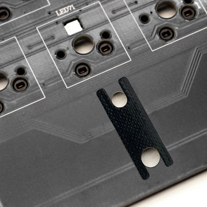 Picture of RunJRX YIMAGUJRX Keyboard Stabilizer Films PCB Stabilizer Teflon Pads for Custom Gaming Keyboards (20 Pcs)