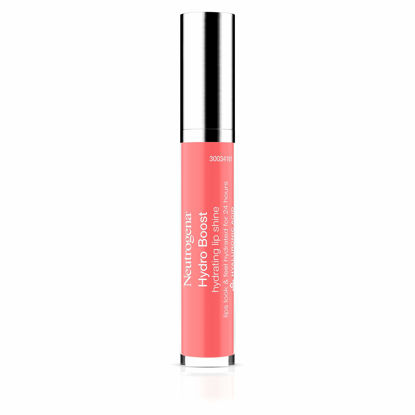 Picture of Neutrogena Hydro Boost Hydrating Lip Shine, 30 Flushed Coral Color 0.10 Oz