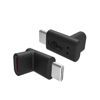 Picture of rgzhihuifz 90 Degree Right Angle Type-C Male to Type-C Female Adapter 100W 40G,up and Down 90 Degree Type-c Plug to Jack Expansion Adapter is Suitable for Notebook Computers, Mobile Phones