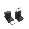 Picture of rgzhihuifz 90 Degree Right Angle Type-C Male to Type-C Female Adapter 100W 40G,up and Down 90 Degree Type-c Plug to Jack Expansion Adapter is Suitable for Notebook Computers, Mobile Phones