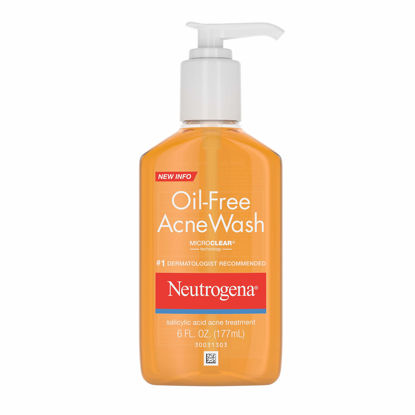 Picture of Neutrogena Oil-Free Acne Fighting Facial Cleanser, 2% Salicylic Acid Acne Treatment, Daily Oil-Free Acne Face Wash for Acne-Prone Skin with Salicylic Acid Acne Medicine, 6 fl. oz