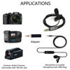 Picture of 3.5mm TRS Male (for Camera/Camcorders) to 3.5mm Female TRRS Microphone Adapter Compatible with Nikon, Canon, GoPro & Other Similar Cameras/Camcorders/Recorders with TRS Mic Jack