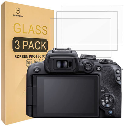 Picture of Mr.Shield [3-Pack] Screen Protector For Canon EOS R10 Camera [Tempered Glass] [Japan Glass with 9H Hardness] Screen Protector with Lifetime Replacement