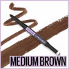 Picture of Maybelline New York Express Brow 2-In-1 Pencil and Powder Eyebrow Makeup, Medium Brown, 1 Count