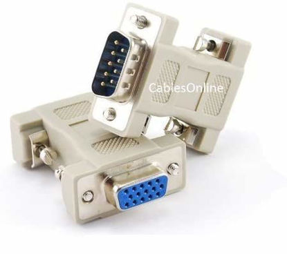 Picture of CablesOnline DB9 Male to HD15 VGA Female Multisync Video Adapter (AD-V02)
