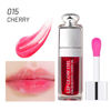 Picture of Hydrating Lip Glow Oil, Lip Oil Gloss Transparent Toot Tinted Nourishing Long Lasting Repairing Lightening Lip Lines (CHERRY) 0.2 OZ