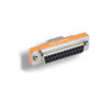 Picture of KENTEK Mini DB9 Male to DB25 Female, Male to Female M/F Serial at Modem Mini Adapter Changer Coupler RS-232