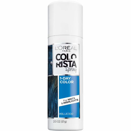 Picture of L’Oréal Paris Colorista 1-Day Washable Temporary Hair Color Spray, Blue, 2 Ounces