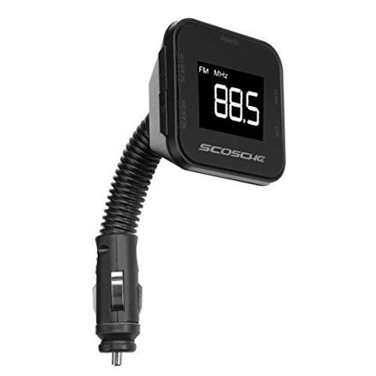 Picture of SCOSCHE FMTD3A TuneIt Universal Digital FM Stereo Transmitter for Mobile Devices, Black