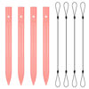 Picture of 4.5 Inch Replacement Stylus Drawing Pen 4 Pieces Toddler Drawing Tablet Pens Kids' Electronics Pens with 4 Hanging Rope for LCD Writing Tablet (Light Pink)