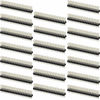 Picture of Frienda Break-Away 0.1 Inch 2 x 20-pin Strip Dual Male Header Double Row Straight Connector Pin Header Compatible with Raspberry Pi Zero GPIO (Pack of 20)