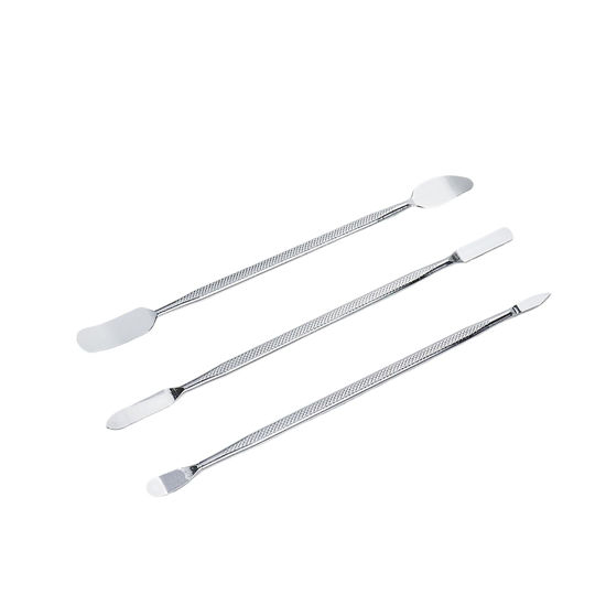 Picture of Pastlla 3pcs Metal Spudger Set Metal Spudger Dual Ends Opening Pry Tools Professional Opening Repair Pry Tool Pry Bar Disassemble Hand Tool Kit for Electronics Cell Phone Laptop tablets Other Device