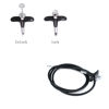 Picture of Pastlla 39.4"(100cm) Threaded Release Cable Vibration-Free Black Shutter Release Cable Shutter Release Cable with Bulb-Lock Mechanical Shutter Release Cable
