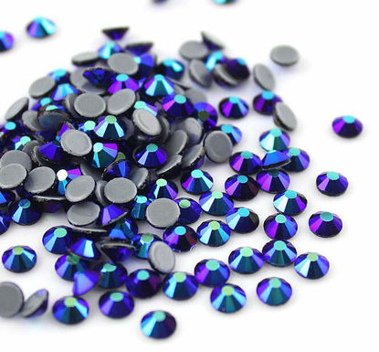 Jollin Hot Fix Crystal Flatback Rhinestones Glass Diamantes Gems 2.0mm(6ss  2880pcs, Dark Green)