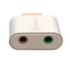 Picture of IO Crest SY-AUD20205 USB to Audio Adapter Convert PC USB Port into a Stereo Sound Card for Windows & Mac Silver