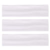 Picture of MapofBeauty 3 Pack Yoga Headbands Stretchy Cotton Head Band Hairwarp Sports Running Exercise Gym (White)