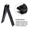 Picture of FIXBODY Nail Clipper Set - Black Stainless Steel Fingernails & Toenails Clippers & Nail File Sharp Nail Cutter, Stocking Stuffers for Men and Women, Thanksgiving, Christmas, Birthday Gifts for Him
