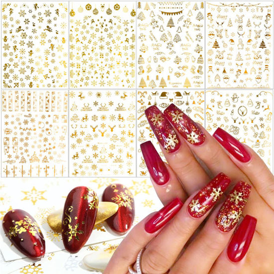 Gel nail stickers - Valencia – Aglaé Nail