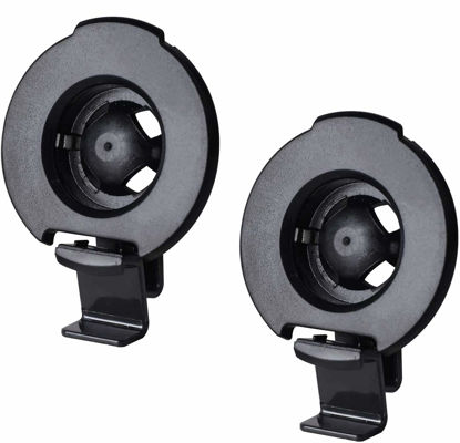 Picture of QveeQ Garmin Accessories GPS Bracket Cradle Mount Compatible with Garmin Nuvi 54 56 58 42LM 44 52LM 55LMT 2407 2408 2447 2448 2467 2497 2507 2508 2547 2548 2557 2567 2577 Nuvi GPS (2 Pack)