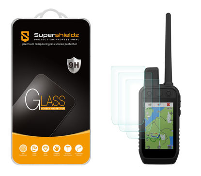 Picture of Supershieldz (3 Pack) Designed for Garmin Alpha 300 300i Tempered Glass Screen Protector, Anti Scratch, Bubble Free
