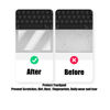 Picture of Se7enline Compatible with 13 inch MacBook Touchpad Protector Trackpad Cover Unti-Scratch Smooth Surface Unti-Water for MacBook Air 13.6 Inch 2023 2022 Release M2 Model A2681, Transparent, (2-Pack)