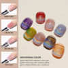 Picture of MAYCHAO 15ML Cat Eye Gel Nail Polish 1Pc Rainbow Cat Eye Nail Polish with Magnet Soak off Holographic Magnetic Gel Polish for Nail Art Manicure Salon DIY at Home, 0.5 OZ