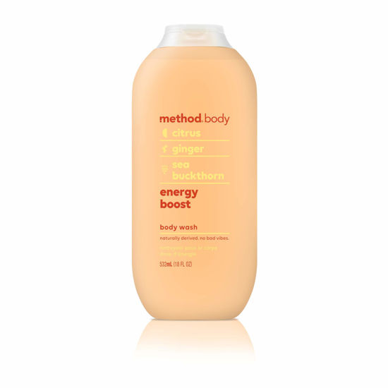 Picture of Method Body Wash, Energy Boost, 18 oz,Paraben and Phthalate Free, 18 oz (Pack of 1)