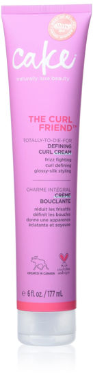 Picture of Cake Beauty Curl Friend Defining Curl Cream - Bounce Curly Hair Styling Product & Anti Frizz Control Heat Protectant for Hair Detangler - Cruelty Free & Vegan