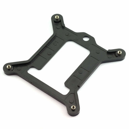 Picture of RuiLing 2pcs Plastic Backplate for Intel LGA 1150 1151 1155 1156 CPU Bracket Holder CPU Heatsink Cooling Radiator Base 75x75mm