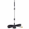 Picture of Bingfu Dual Band WiFi 2.4GHz 5GHz 5.8GHz 9dBi Magnetic Base SMA Male Antenna for Wireless Vedio Security Camera Surveillance Recorder Vehicle Truck Trailer Rear View Backup Camera Reversing Monitor