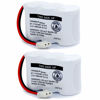 Picture of OXWINOU BT-17333 BT-27333 Handset Telephone Rechargeable Battery 2/3AA 3.6V NI-CD Cordless Phone Battery Compatible with BT17333 BT27333 BT-17233 BT17233 BT-163345 CS5121(Pack of 2)