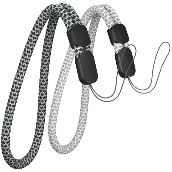 GetUSCart Avorast Hand Wrist Strap Lanyard 2 Pack Carbon Fiber Phone Lanyards Adjustable Lanyard for GoPro Camera Phone Case Keys Keychain USB Flash Drive Flashlight Glove Leash Mixed