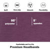 Picture of IVARYSS Headbands for Women, Non-Slip, Premium Stretchy Head Bands Hair Accessories,Wear for Yoga, Fashion, Working Out, Travel or Running, 6 Pack, Solid