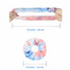 Picture of IVARYSS Scrunchies for Girls, 12 Pcs Tie Dye Velvet Scrunchies for Hair, Soft Rainbow Ponytail Holder, Cute Candy Colors Elastic Hair Bands for Teens and Women