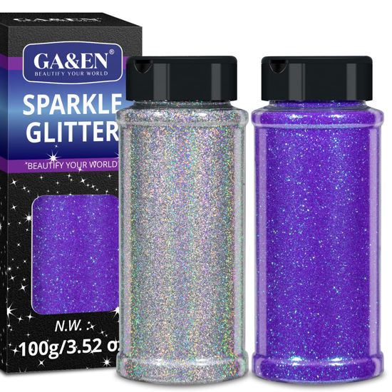 GetUSCart- Holographic Ultra Fine Glitter 100g Silver+100g Magic