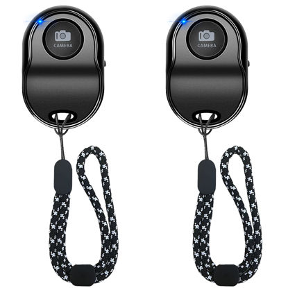 Picture of Wireless Remote for iPhone Camera for iPhone & Android (2 Pack), Bluetooth Remote Capture Perfect Moments Hands-Free with This Selfie Clicker for Photos & Videos, Works with Smartphones and Tablets