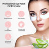 Picture of 100 Pairs GreenLife 100% Natural Eyelash Extension Under Eye Gel Pads patches kit Collagen Aloe Vera Hydrogel Eye Patches Eyelash Extension Supplies Tools, Lash Extension Supplies, lash tech supplies