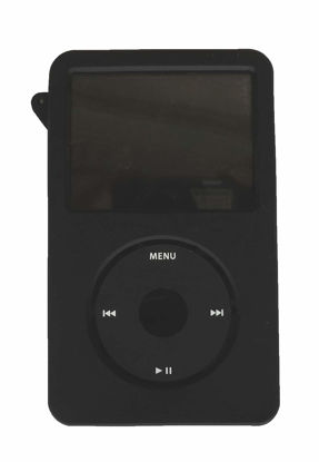 Picture of Aiboco Black Silicone Case for iPod Classic 160GB 120GB 80GB Thin Model 6th 7th gen and Video 30GB