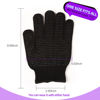 Picture of Teenitor Heat Resistant Glove With Silicone Bumps For Hair Iron Tool, New Upgraded Professional Heat Gloves For Heat Press, Heat Protectant Gloves For Hair Styling, Sublimation Gloves Heat Resistant