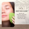 Picture of KOL Face Scrubber, Aloe Infused Exfoliating Facial Cleansing Pads, Reusable Exfoliator Face Sponge for Daily Face Cleaning and Makeup Removal, 6 Count