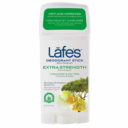 Picture of Lafe's Natural Deodorant | 2.25oz Aluminum Free Natural Deodorant Stick for Women & Men | Paraben Free & Baking Soda Free with 24-Hour Protection (Extra Strength, 2.25 Ounce)