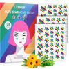 Picture of LitBear Acne Patch Pimple Patch, Rainbow Star Shaped Acne Absorbing Cover Patch, Hydrocolloid Acne Patches For Face Zit Patch Acne Dots, Tea Tree Oil + Centella, 128 Patches, 18mm, 14mm & 10mm