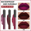 Picture of evpct 3Pcs Dark Red Plum Purple Matte 24-hour Liquid Lipstick Sets for Women DNM Matte Lipstick Lip Stain Long Lasting 24 Smudge Waterproof Lip Gloss Gift Set Matt Lipsticks Set Matt Liquid Lipstick